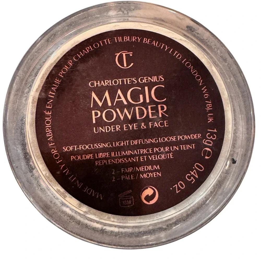 Charlotte Tilbury Genius Magic Powder 2 Fair Medium Loose Setting Powder 13g
